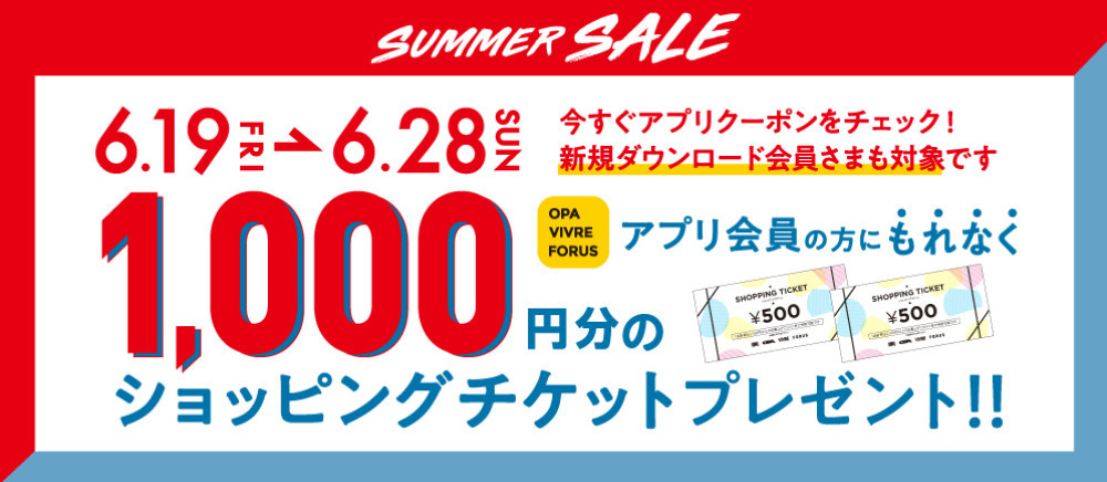 アプリショッピングチケット　1000円分プレゼント